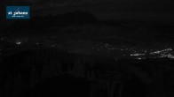 Archiv Foto Webcam St. Johann/Tirol: Blick von der Bergstation Harschbichl 23:00