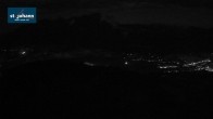 Archiv Foto Webcam St. Johann/Tirol: Blick von der Bergstation Harschbichl 01:00