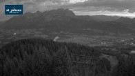 Archiv Foto Webcam St. Johann/Tirol: Blick von der Bergstation Harschbichl 03:00