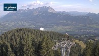 Archiv Foto Webcam St. Johann/Tirol: Blick von der Bergstation Harschbichl 06:00
