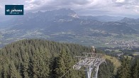 Archiv Foto Webcam St. Johann/Tirol: Blick von der Bergstation Harschbichl 07:00