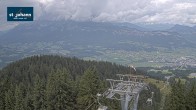 Archiv Foto Webcam St. Johann/Tirol: Blick von der Bergstation Harschbichl 11:00