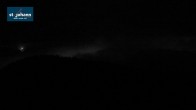 Archiv Foto Webcam St. Johann/Tirol: Blick von der Bergstation Harschbichl 01:00