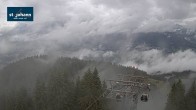 Archiv Foto Webcam St. Johann/Tirol: Blick von der Bergstation Harschbichl 09:00