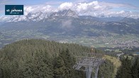 Archiv Foto Webcam St. Johann/Tirol: Blick von der Bergstation Harschbichl 09:00