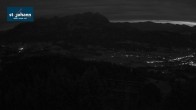 Archiv Foto Webcam St. Johann/Tirol: Blick von der Bergstation Harschbichl 03:00