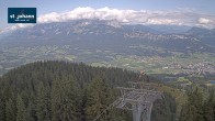 Archiv Foto Webcam St. Johann/Tirol: Blick von der Bergstation Harschbichl 09:00
