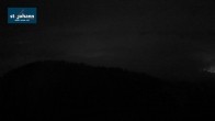Archiv Foto Webcam St. Johann/Tirol: Blick von der Bergstation Harschbichl 03:00