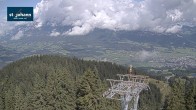 Archiv Foto Webcam St. Johann/Tirol: Blick von der Bergstation Harschbichl 09:00