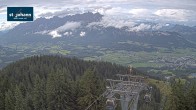 Archiv Foto Webcam St. Johann/Tirol: Blick von der Bergstation Harschbichl 15:00