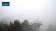 Archiv Foto Webcam St. Johann/Tirol: Blick von der Bergstation Harschbichl 17:00