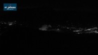 Archiv Foto Webcam St. Johann/Tirol: Blick von der Bergstation Harschbichl 21:00