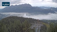Archiv Foto Webcam St. Johann/Tirol: Blick von der Bergstation Harschbichl 05:00