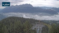 Archiv Foto Webcam St. Johann/Tirol: Blick von der Bergstation Harschbichl 06:00