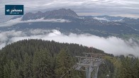 Archiv Foto Webcam St. Johann/Tirol: Blick von der Bergstation Harschbichl 07:00