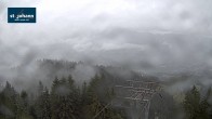 Archiv Foto Webcam St. Johann/Tirol: Blick von der Bergstation Harschbichl 13:00