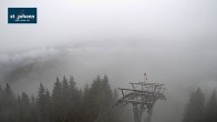 Archiv Foto Webcam St. Johann/Tirol: Blick von der Bergstation Harschbichl 17:00
