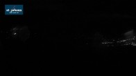 Archiv Foto Webcam St. Johann/Tirol: Blick von der Bergstation Harschbichl 01:00