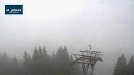 Archiv Foto Webcam St. Johann/Tirol: Blick von der Bergstation Harschbichl 07:00