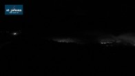 Archiv Foto Webcam St. Johann/Tirol: Blick von der Bergstation Harschbichl 01:00