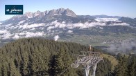 Archiv Foto Webcam St. Johann/Tirol: Blick von der Bergstation Harschbichl 07:00