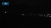 Archiv Foto Webcam St. Johann/Tirol: Blick von der Bergstation Harschbichl 01:00