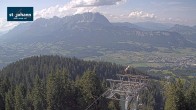 Archiv Foto Webcam St. Johann/Tirol: Blick von der Bergstation Harschbichl 15:00