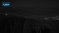 Archiv Foto Webcam St. Johann/Tirol: Blick von der Bergstation Harschbichl 23:00