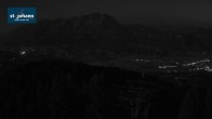 Archiv Foto Webcam St. Johann/Tirol: Blick von der Bergstation Harschbichl 03:00