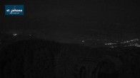 Archiv Foto Webcam St. Johann/Tirol: Blick von der Bergstation Harschbichl 23:00