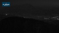 Archiv Foto Webcam St. Johann/Tirol: Blick von der Bergstation Harschbichl 03:00