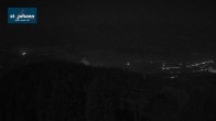 Archiv Foto Webcam St. Johann/Tirol: Blick von der Bergstation Harschbichl 01:00