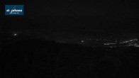 Archiv Foto Webcam St. Johann/Tirol: Blick von der Bergstation Harschbichl 01:00