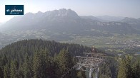 Archiv Foto Webcam St. Johann/Tirol: Blick von der Bergstation Harschbichl 15:00