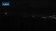 Archiv Foto Webcam St. Johann/Tirol: Blick von der Bergstation Harschbichl 23:00