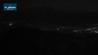 Archiv Foto Webcam St. Johann/Tirol: Blick von der Bergstation Harschbichl 03:00