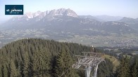 Archiv Foto Webcam St. Johann/Tirol: Blick von der Bergstation Harschbichl 07:00