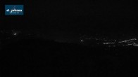 Archiv Foto Webcam St. Johann/Tirol: Blick von der Bergstation Harschbichl 01:00