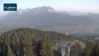 Archiv Foto Webcam St. Johann/Tirol: Blick von der Bergstation Harschbichl 06:00