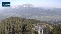 Archiv Foto Webcam St. Johann/Tirol: Blick von der Bergstation Harschbichl 07:00