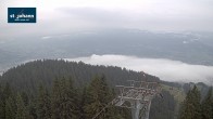 Archiv Foto Webcam St. Johann/Tirol: Blick von der Bergstation Harschbichl 06:00