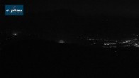 Archiv Foto Webcam St. Johann/Tirol: Blick von der Bergstation Harschbichl 03:00