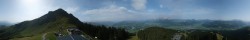 Archiv Foto Webcam St. Johann/Tirol: Blick von der Bergstation Harschbichl 09:00