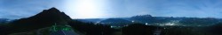 Archiv Foto Webcam St. Johann/Tirol: Blick von der Bergstation Harschbichl 00:00