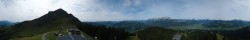Archiv Foto Webcam St. Johann/Tirol: Blick von der Bergstation Harschbichl 09:00