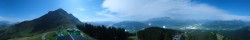 Archiv Foto Webcam St. Johann/Tirol: Blick von der Bergstation Harschbichl 23:00