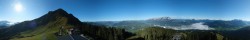 Archiv Foto Webcam St. Johann/Tirol: Blick von der Bergstation Harschbichl 08:00