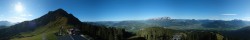 Archiv Foto Webcam St. Johann/Tirol: Blick von der Bergstation Harschbichl 08:00