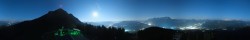 Archiv Foto Webcam St. Johann/Tirol: Blick von der Bergstation Harschbichl 23:00