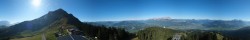 Archiv Foto Webcam St. Johann/Tirol: Blick von der Bergstation Harschbichl 09:00
